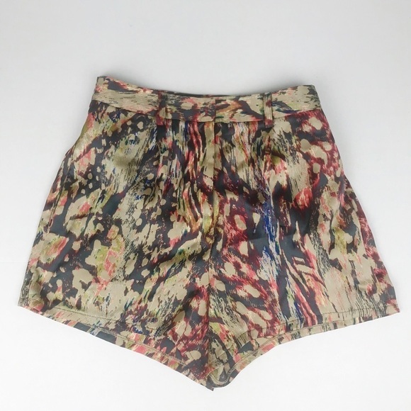 Topshop Highrise Shorts Size 2 - Picture 1 of 6
